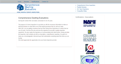 Desktop Screenshot of cdehomeinspection.com